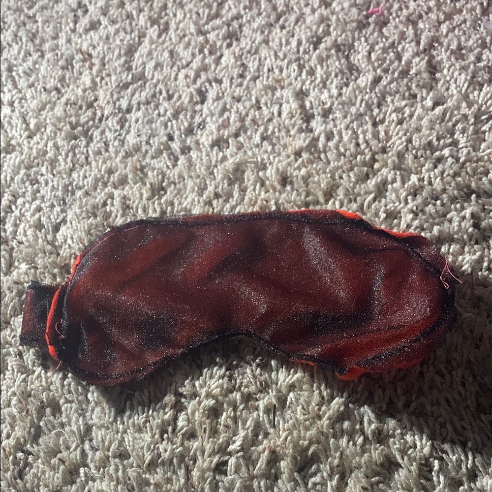 Luxurious Red Sleep Mask